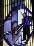 Detail glas in lood boven de voordeur
<br/>
Gert-Jan Lobbes, 2018